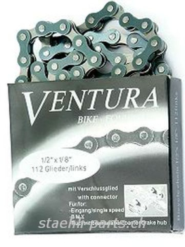 Kette Ventura für Velo 1/2 x 1/8" 112 Glieder Box