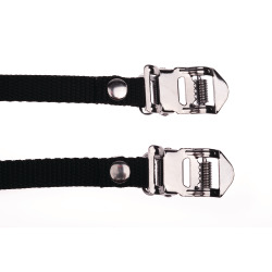 BIKE ATTITUDE Pedalriemen Nylon schwarz