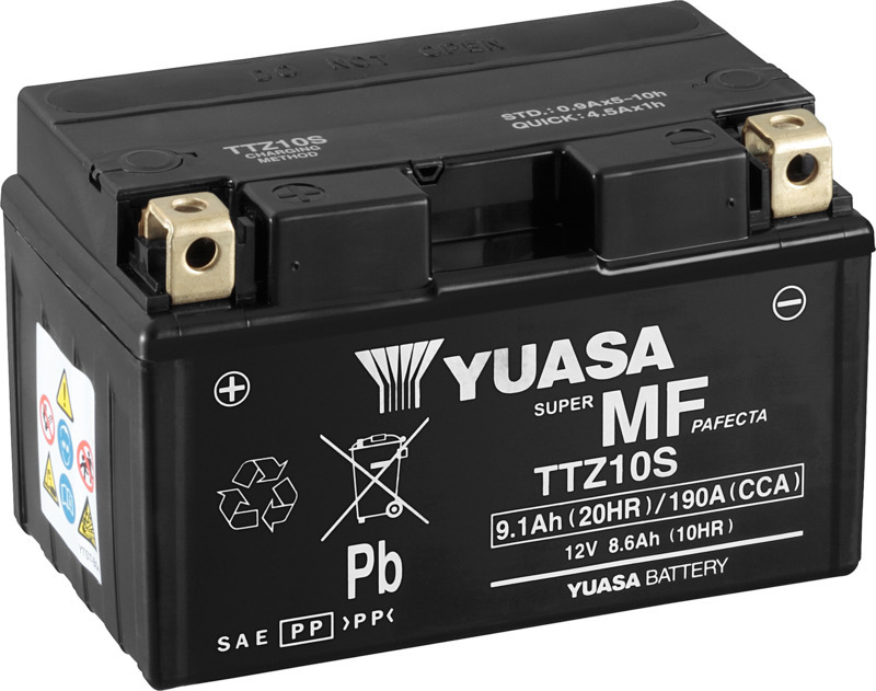 YUASA TTZ10S m. Säurepack