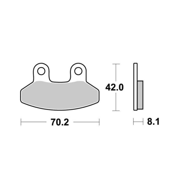 LUCAS Bremsbelag Lucas MCB779 Standard