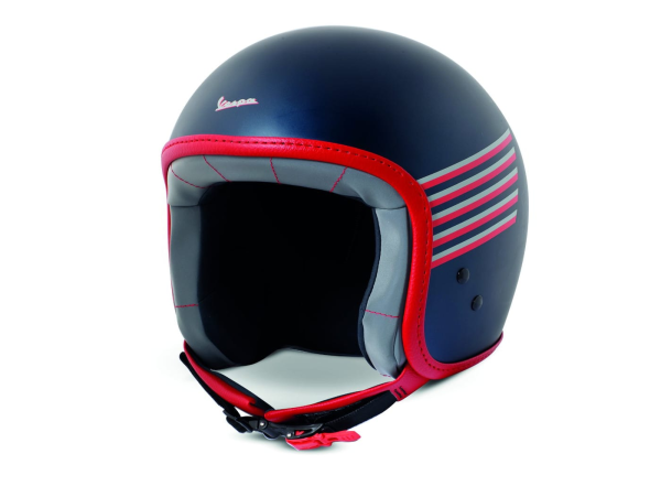 Vespa HELM JET VESPA GRAPHIC BLAU/WEISS L