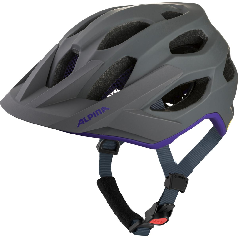 Alpina APAX MIPS, midnight-grey purple matt, 52-57