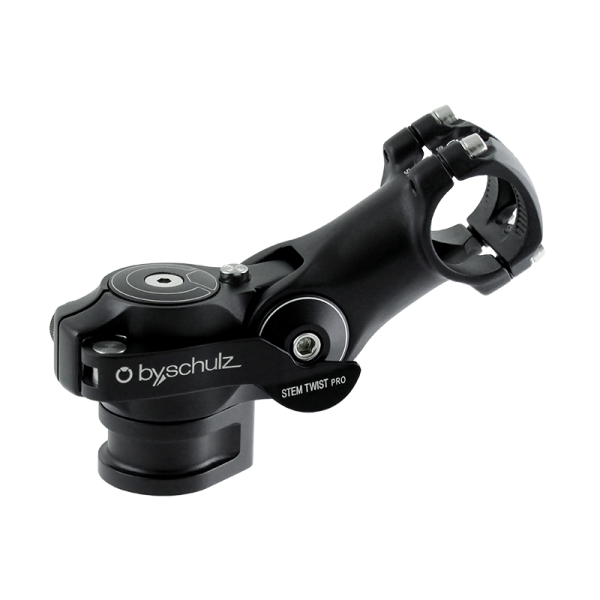 by.Schulz Vorbau, STEM TWIST PRO SDS 31.8 Ausladung:103 Winkel: -30°/+50° Klemm-ID:28.6 ALU 3D black
