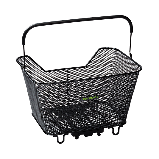 Racktime Gepäckträger-Korb, Bask-it Small, black, inkl. verstellbarem Snap-it