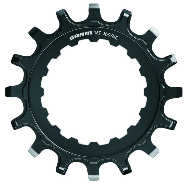 SRAM Kettenblatt EX1 X-Sync 16Z Stahl Ritzel für Bosch Motor schwarz