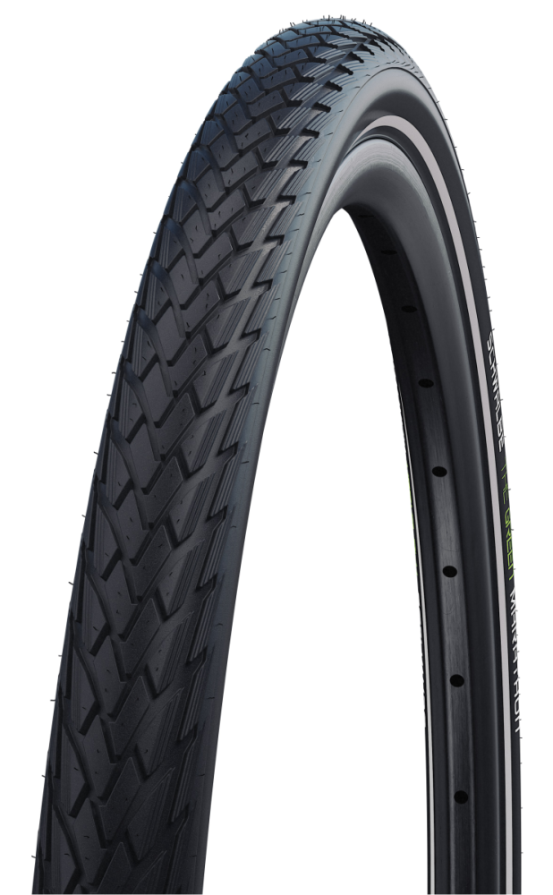 Schwalbe Pneu Green Marathon 26x1.25 GG Starr mit Reflexstreifen black
