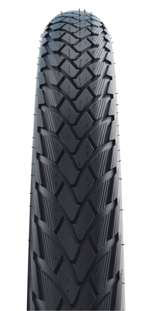 Schwalbe Pneu Green Marathon 26x1.25 GG Starr mit Reflexstreifen black