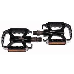 Bike Attitude Wellgo Pedale MTB M224G-DU 9/16" Alu schwarz-silber OEM