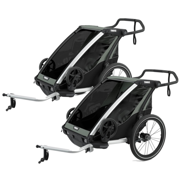 Thule SV Anhänger CHA LITE 2 Agave Alu/Agave (Bike+Stroll)
