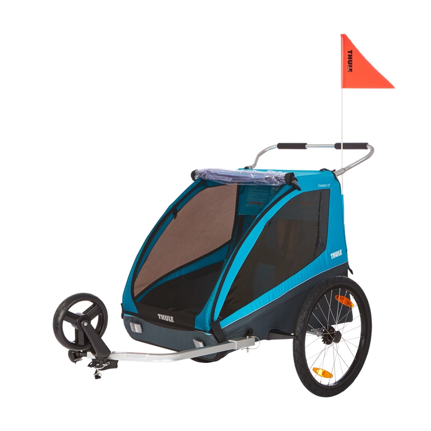 Thule SV Anhänger THU Coaster XT Blu Blue (Bike+Stroll)2 Plätzer, Blue