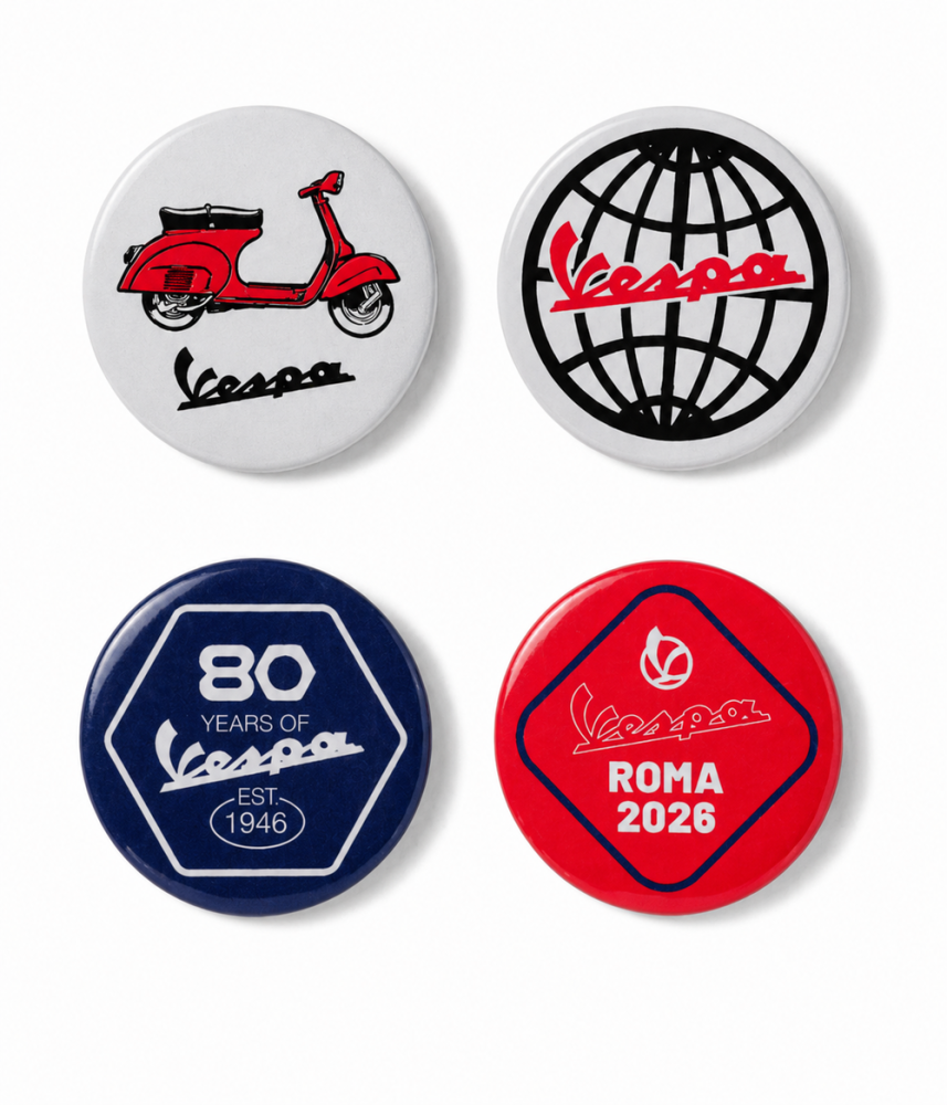 Vespa Vespa Pin-Set 80th Anniversary 80 Years