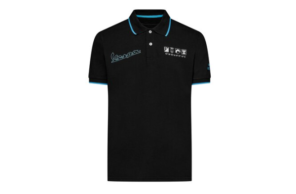 Vespa Vespa Polo Dec Collection Jet Black