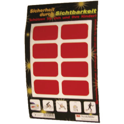 Reflektorfolie selbstklebend 3M Qualität rot